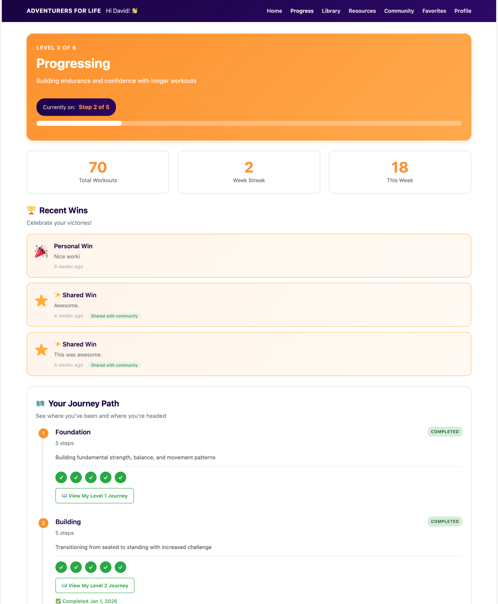 Progress Tracking